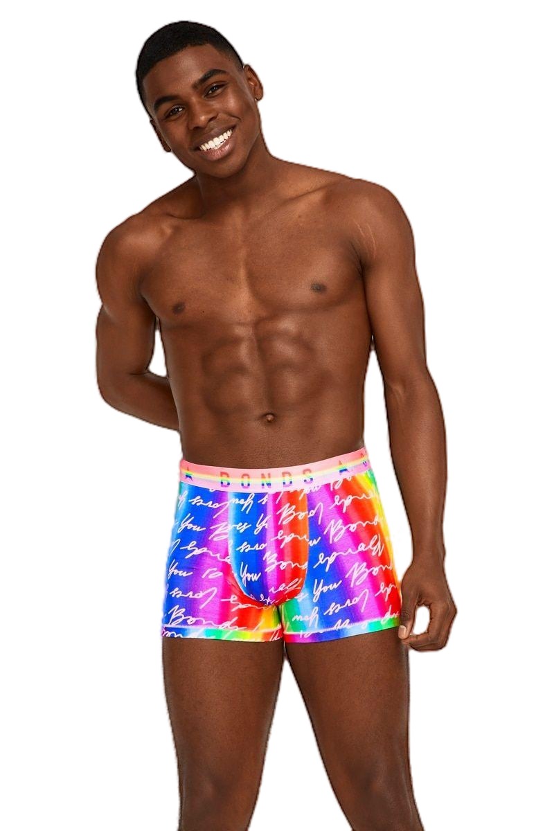 5 x Bonds Pride Originals Trunks Mens Underwear Bonds Loves You Mx8a