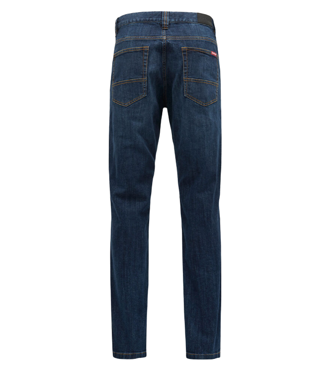 5 x Mens Hard Yakka Heritage Regular Jeans Tough Denim Indigo Y03100