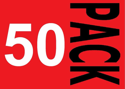 50 Pack X Professional Thick Straight Long Nail File Files Home Beauty Salon