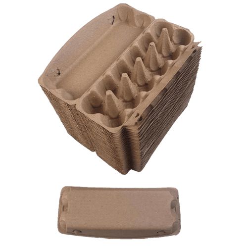 50 X Egg Cartons For 12 Eggs Full Dozen New Carton Brown/Kraft