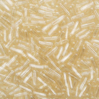 500x Empty Vegetable Capsules Size 0 - Unfilled Vege Vegan Clear Caps