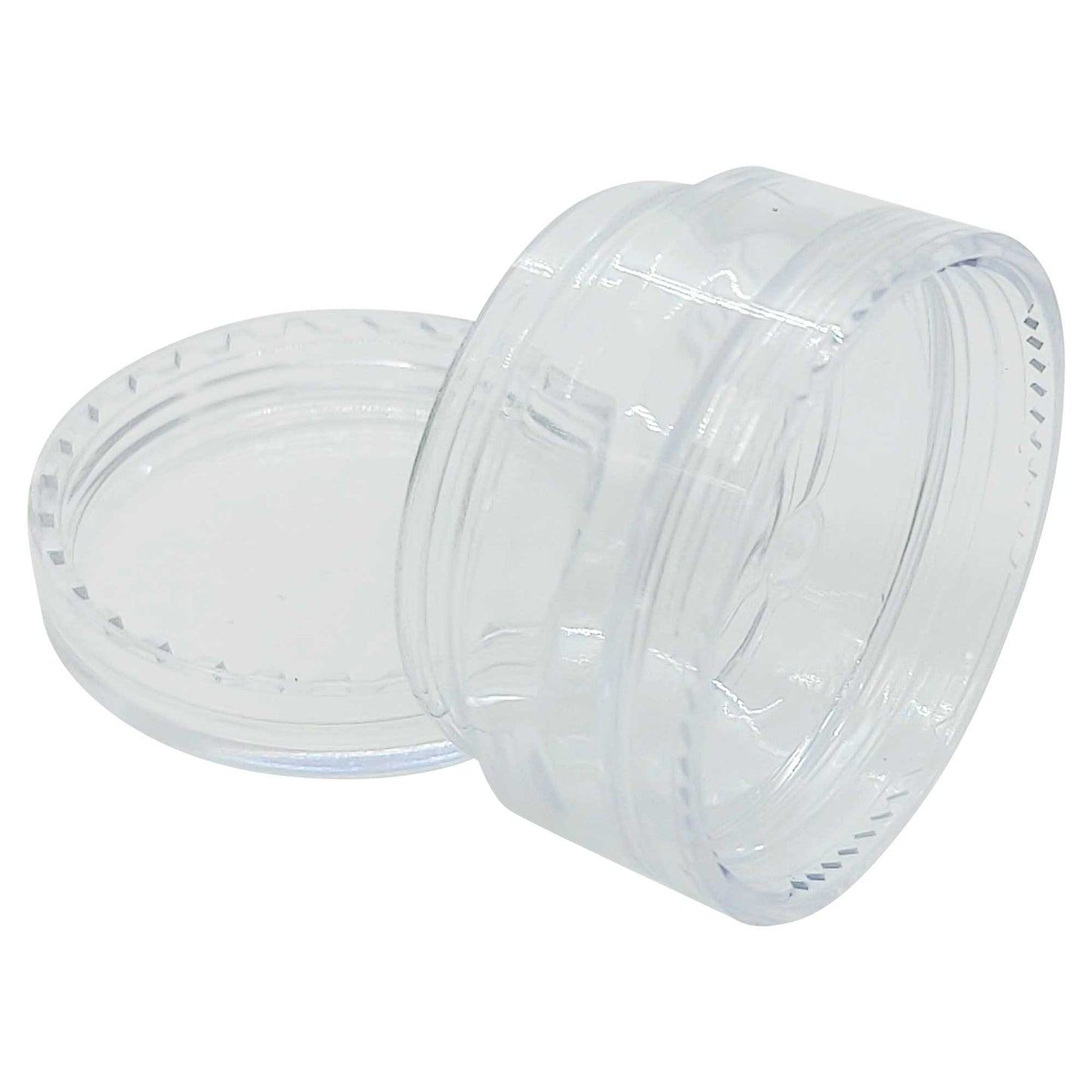 50x 3ml Lip Balm Containers Jars + Lids - Small Cosmetic Cream Sample Pot
