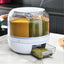 6 Grid Rotating Food Grain Dispenser 12Kg - Compartment Storage Container