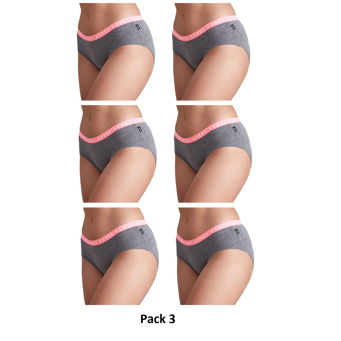 6 x Bonds Womens Hipster Boyleg Briefs Ladies Underwear