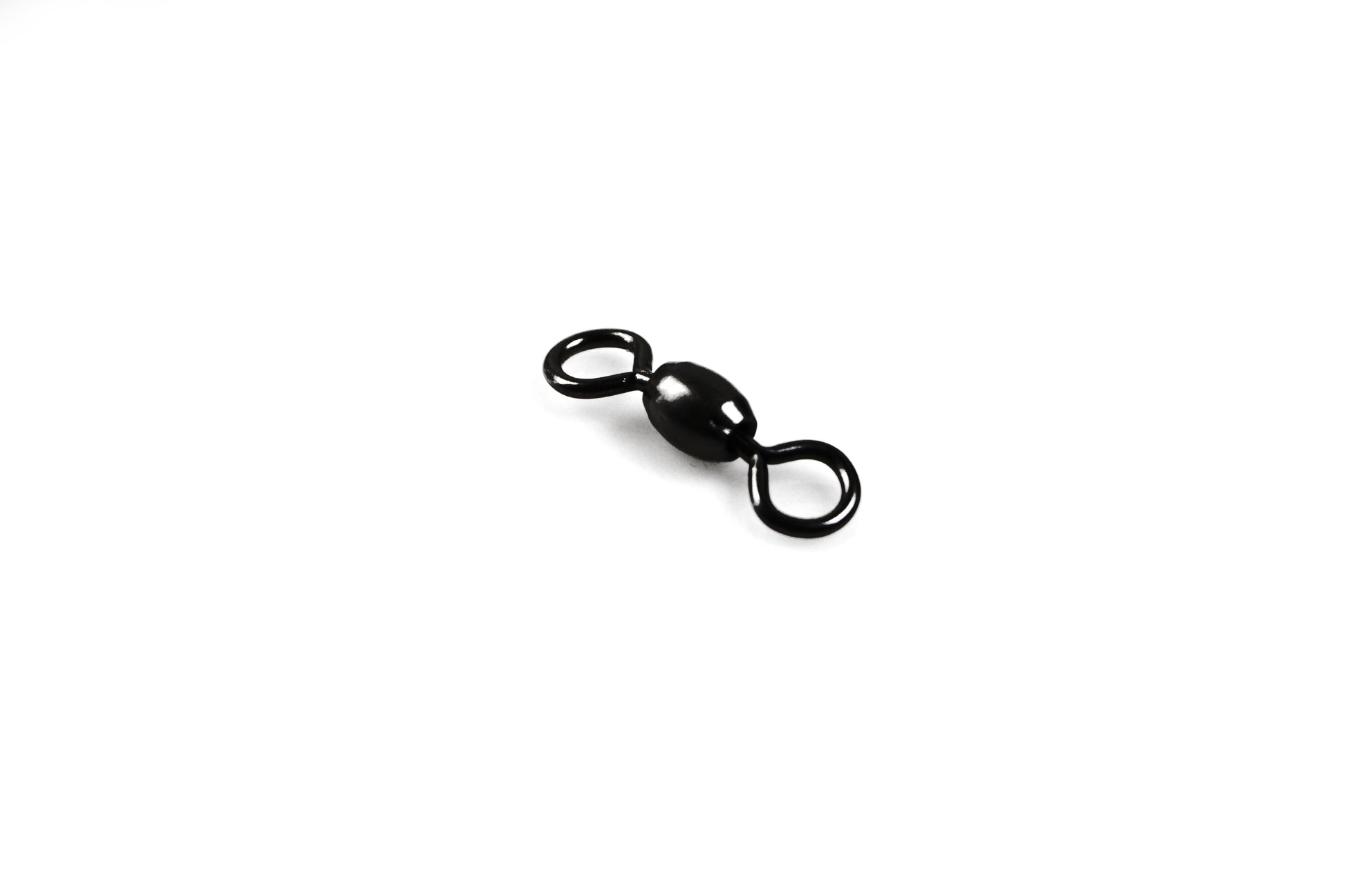 60Pcs X Black Brass Barrel Fishing Swivel Ball Bearing Tackle Swivels