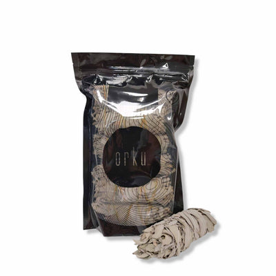 6x Californian White Sage Smudge Sticks Medium 13-15cm Incense Cleansing Bundle