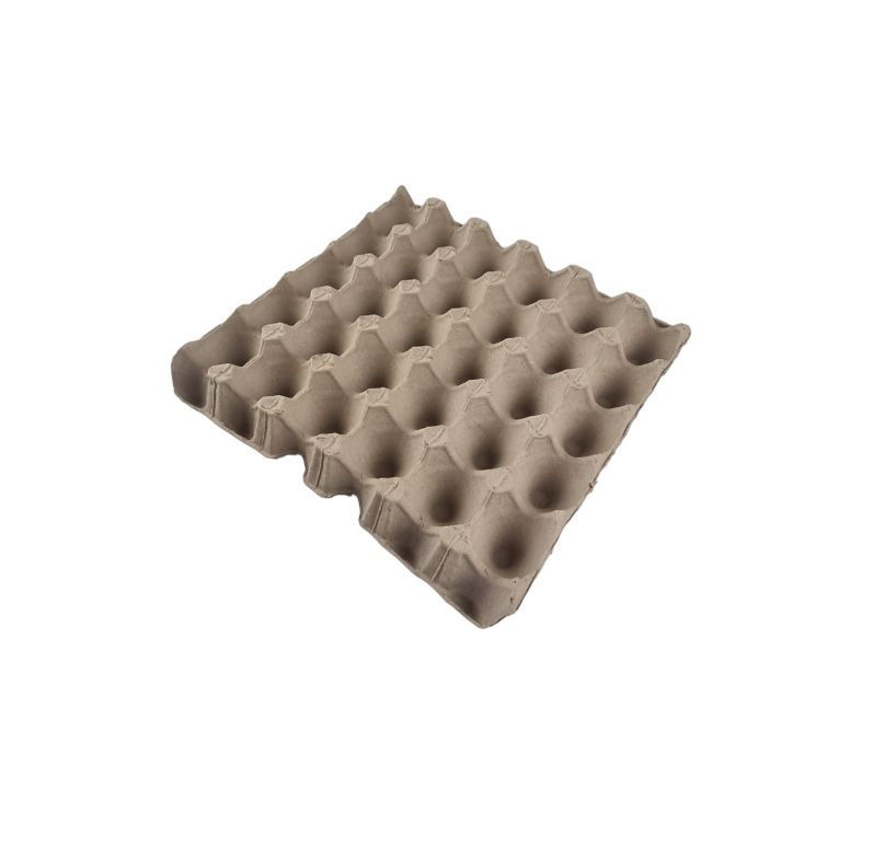 75 X Brown Pocket Egg Trays Cardboard Fillers For 30 Eggs