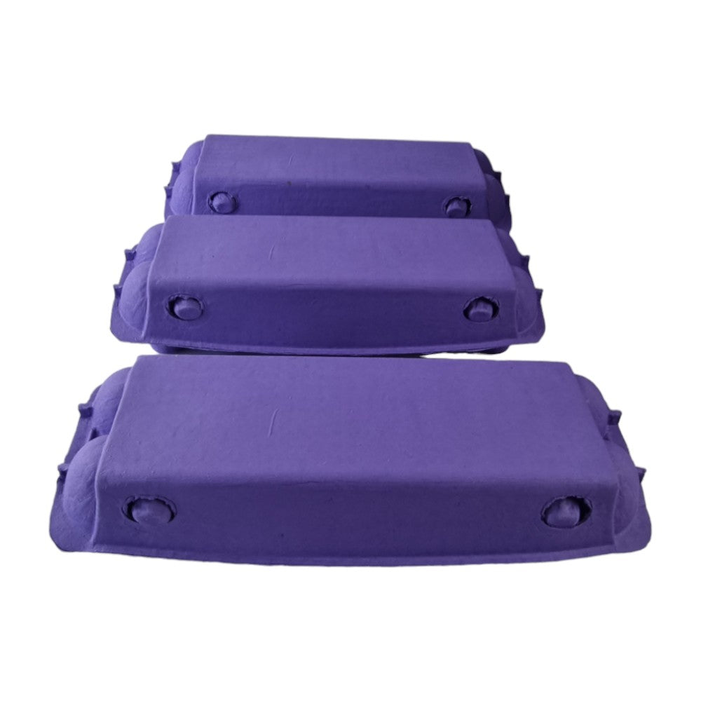 75 X Dark Purple Full Dozen Carton 12-Egg Recyclable Egg Cartons