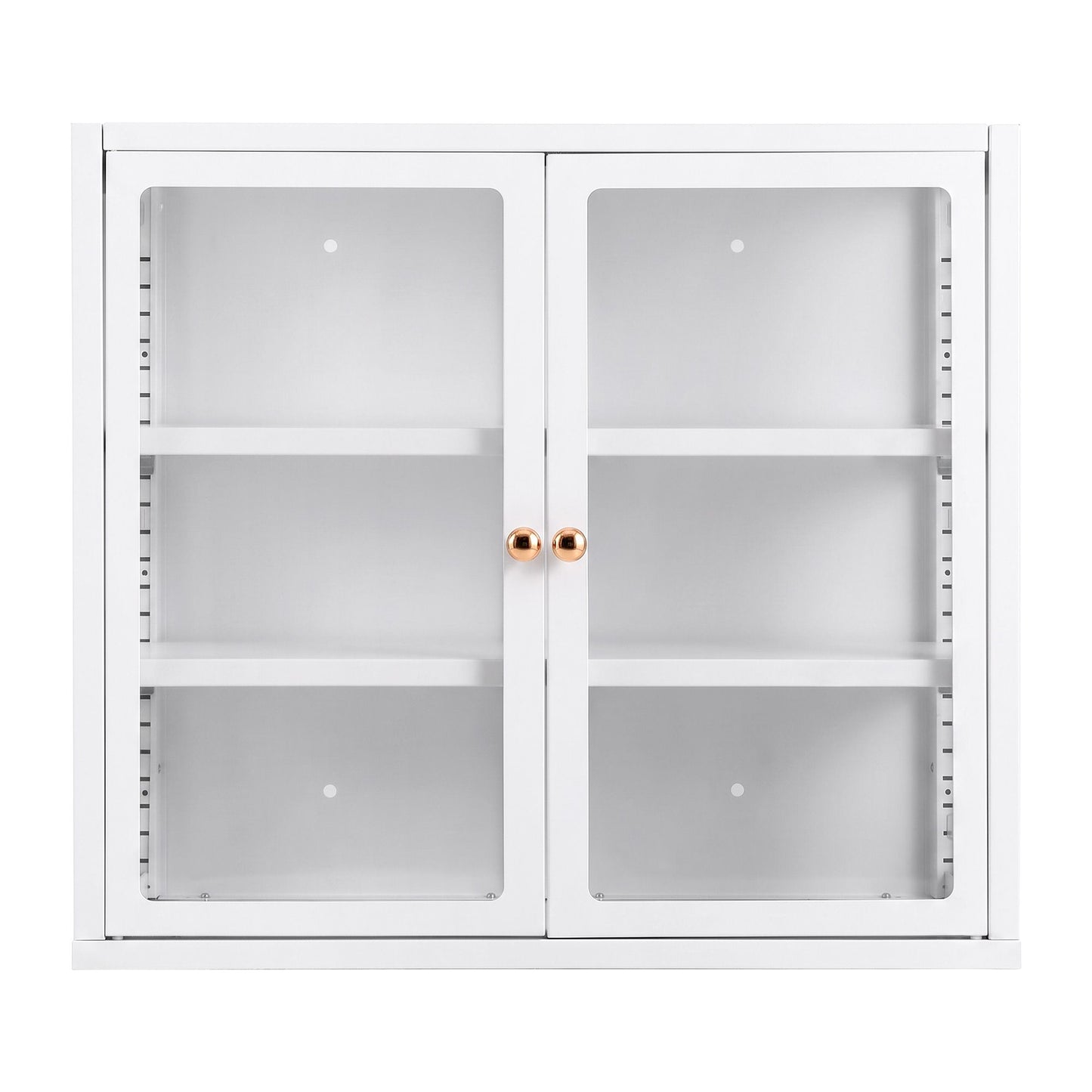 Artiss Buffet Cabinet Sideboard Wall Mounted Clear Display Storage 60cm White