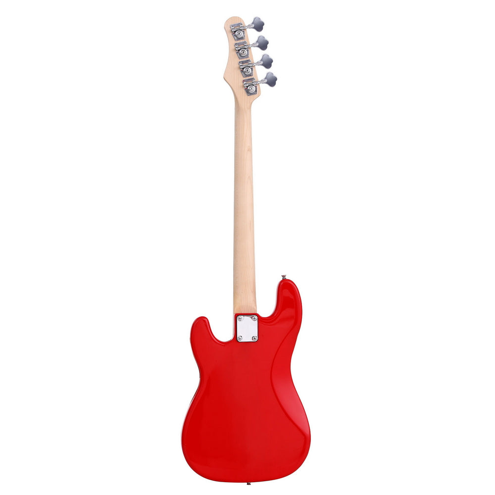 Alpha Electric Guitar Bass 47 Inch Red