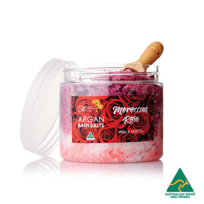 Argan Bath Salts - Moroccan Rose