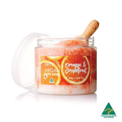 Argan Bath Salts - Orange & Grapefruit