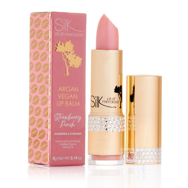 Argan Vegan Lip Balm - Strawberry Punch