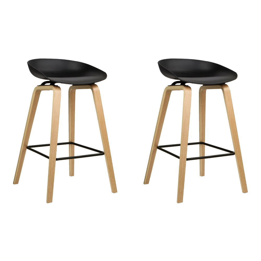 Artiss 2x Bar Stools Wooden