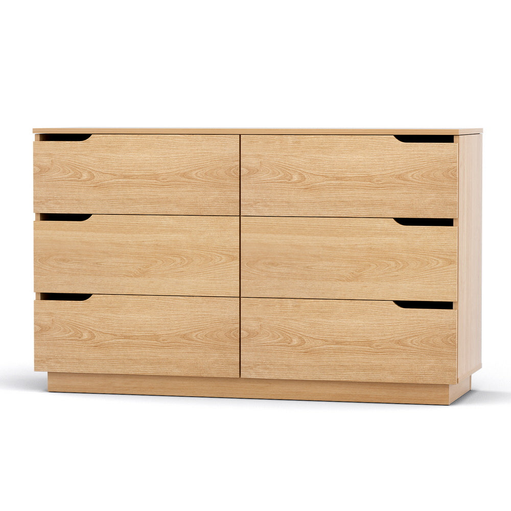 Artiss 6 Chest of Drawers Dresser Table Pine