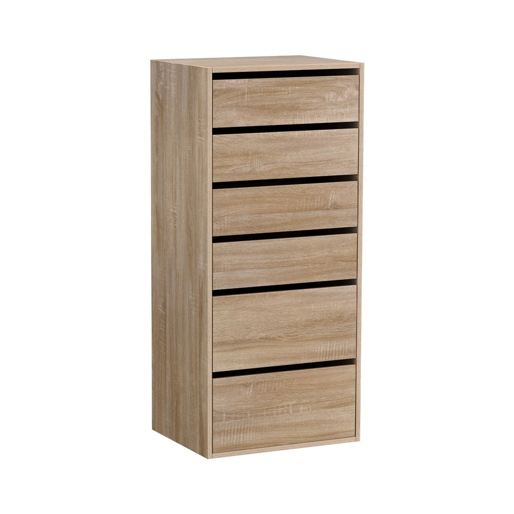 Artiss 6 Chest of Drawers Dresser Tallboy Pine