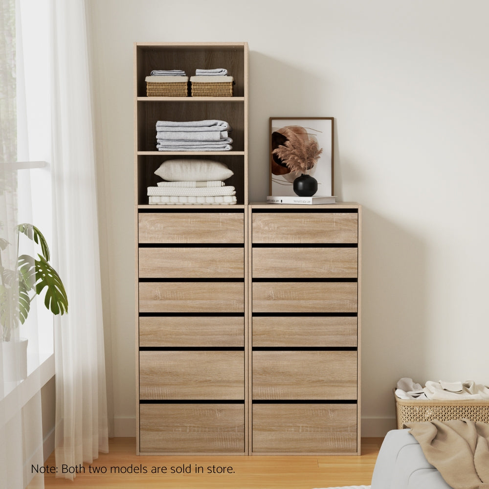 Artiss 6 Chest of Drawers Tallboy Cabinet Pine