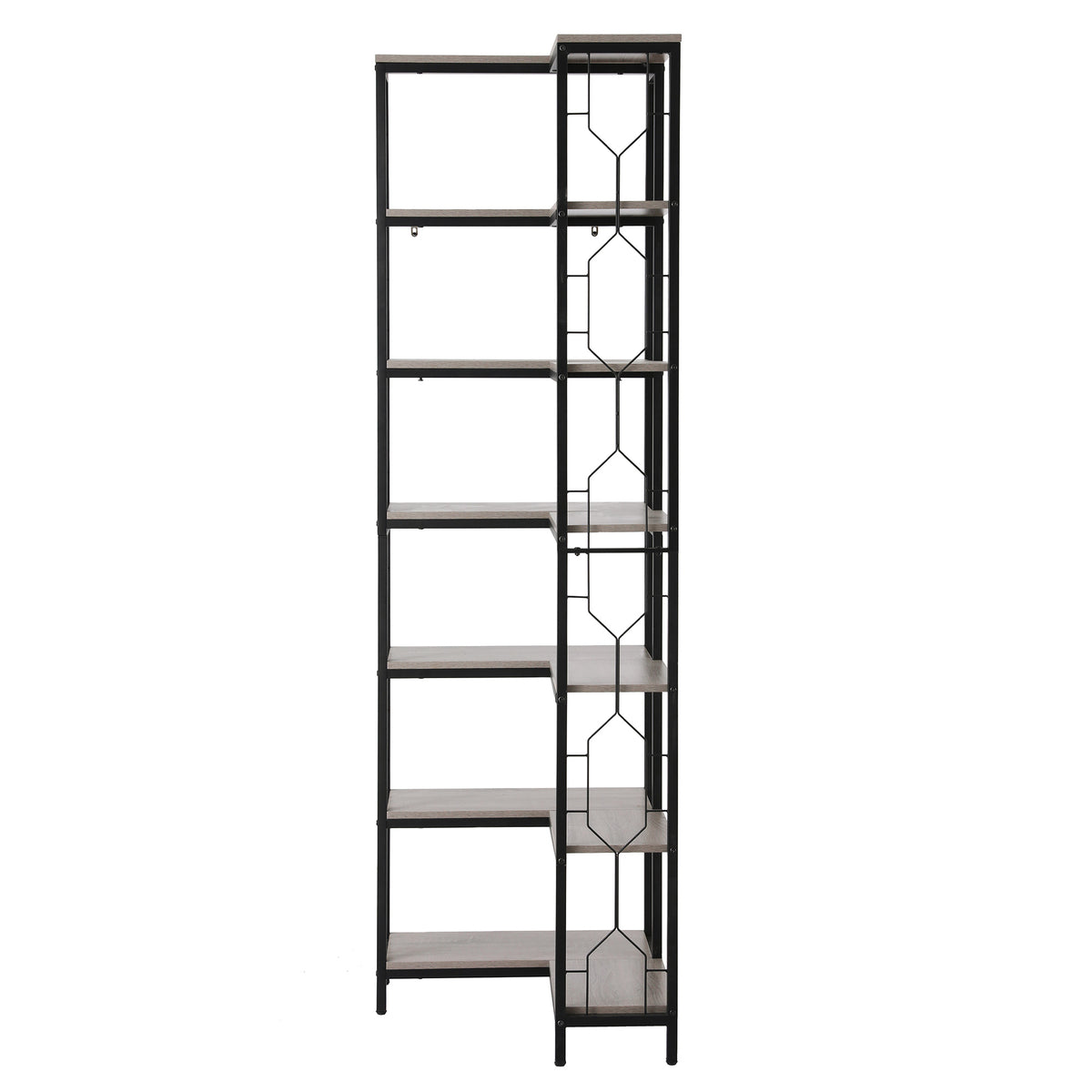 Artiss 6 Tiers Bookshelf Corner Shelf Bookcase Display Shelves Oak