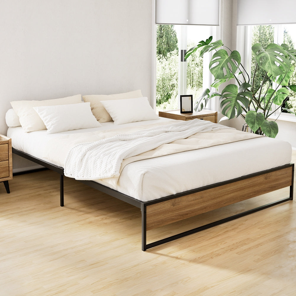 Artiss Bed Frame Metal Bed Frame Bed Base OSLO - Queen