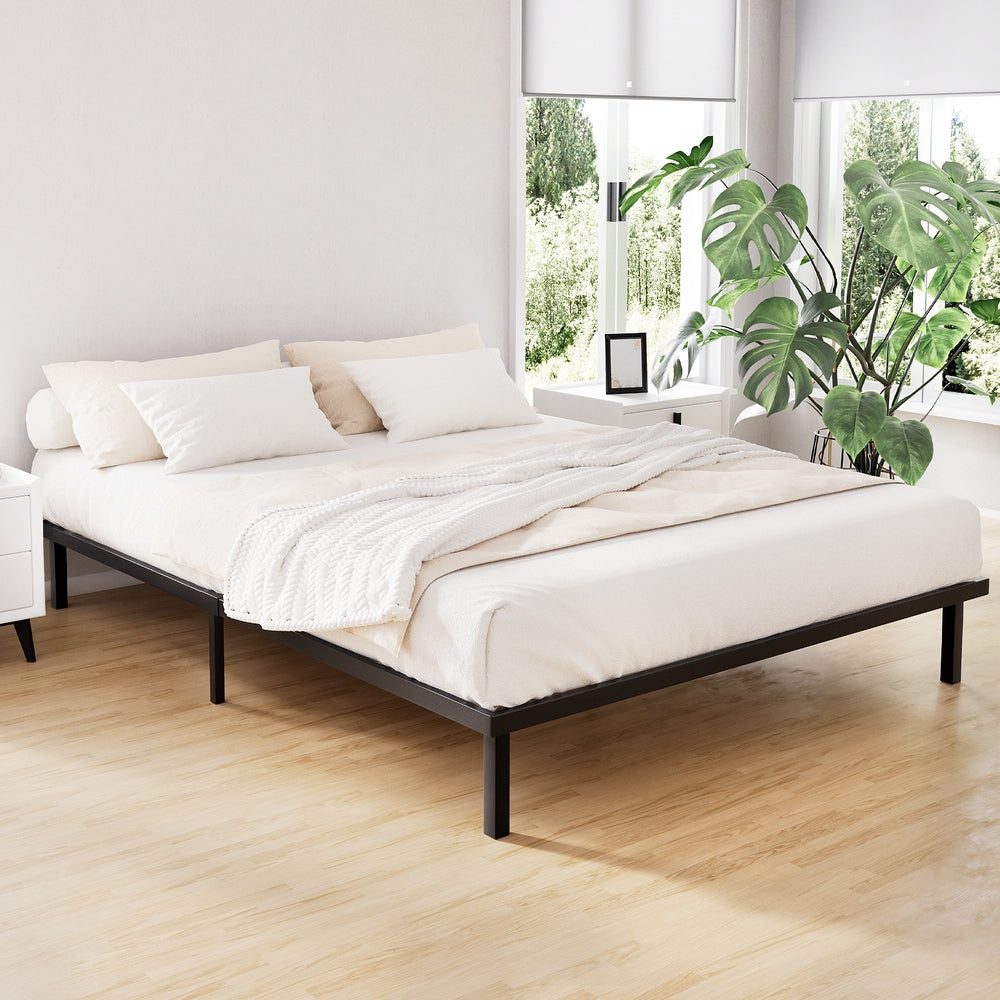 Artiss Bed Frame Queen Size Metal Bed Frame TED