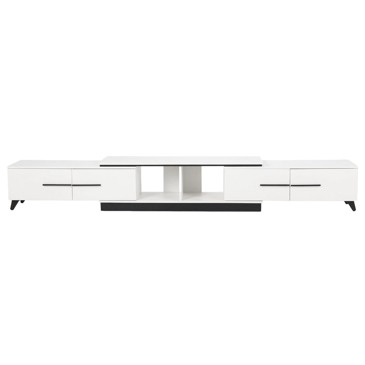 Artiss Extendable TV Cabinet Entertainment Unit Stand White