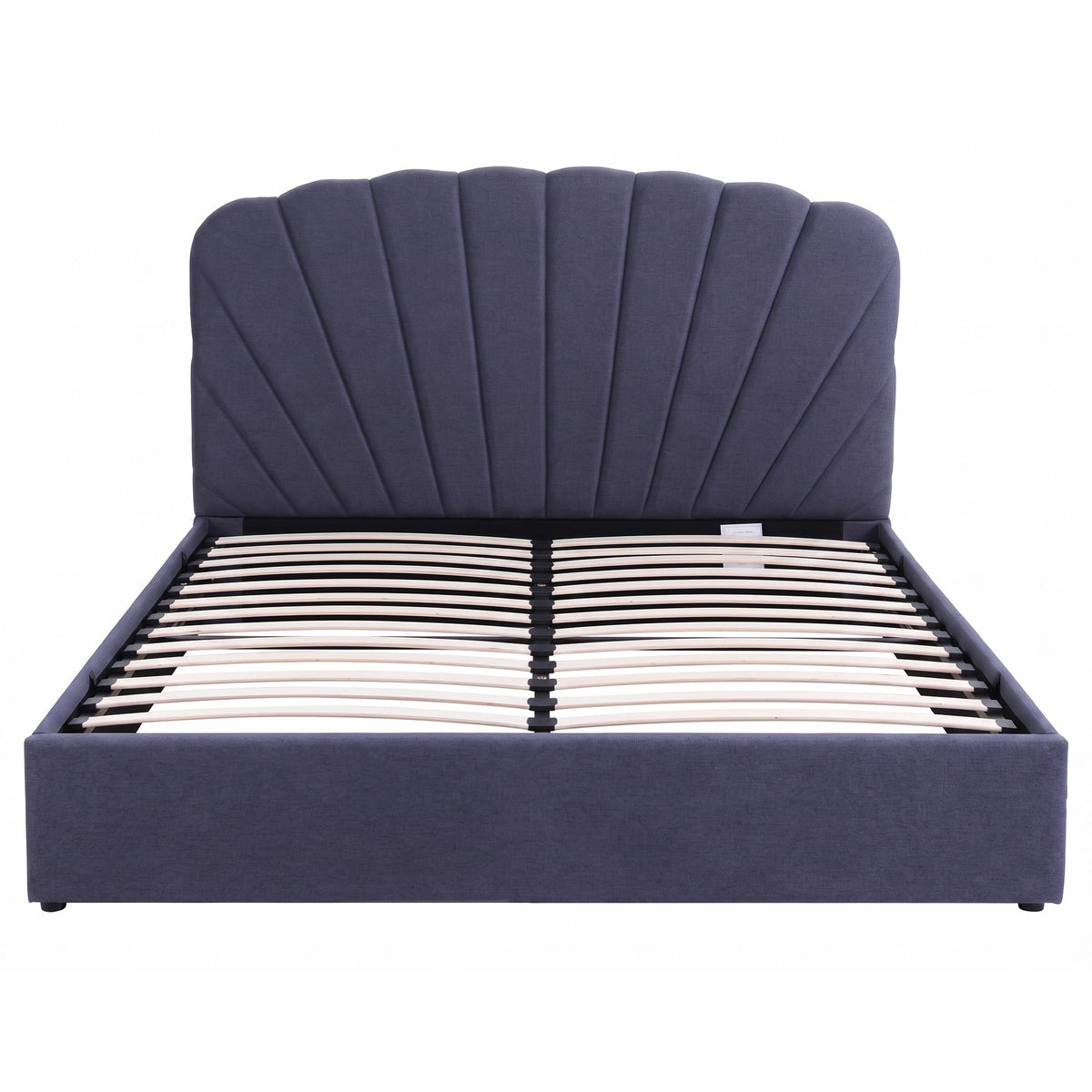 Artiss King Bed Frame with Lift Up Storage and USB Ports Grey