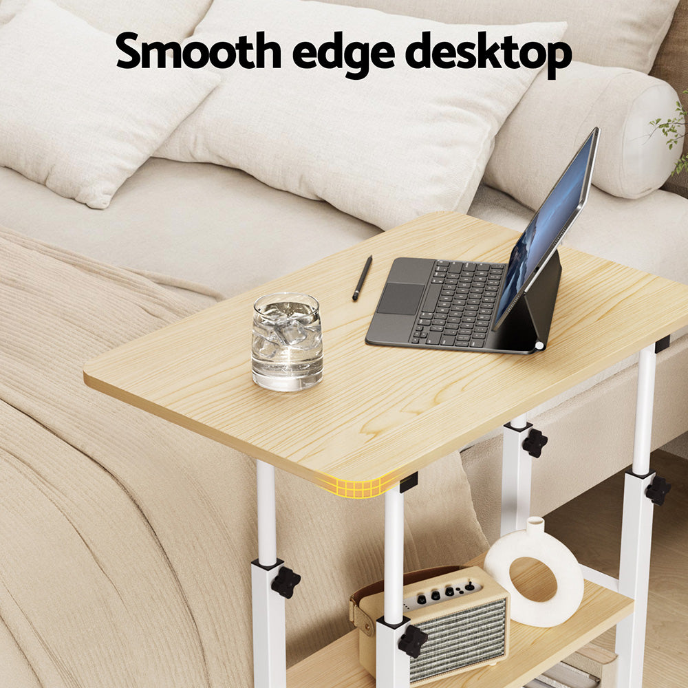 Artiss Laptop Desk Height Adjustable Mobile Workstation Computer Desks 60CM