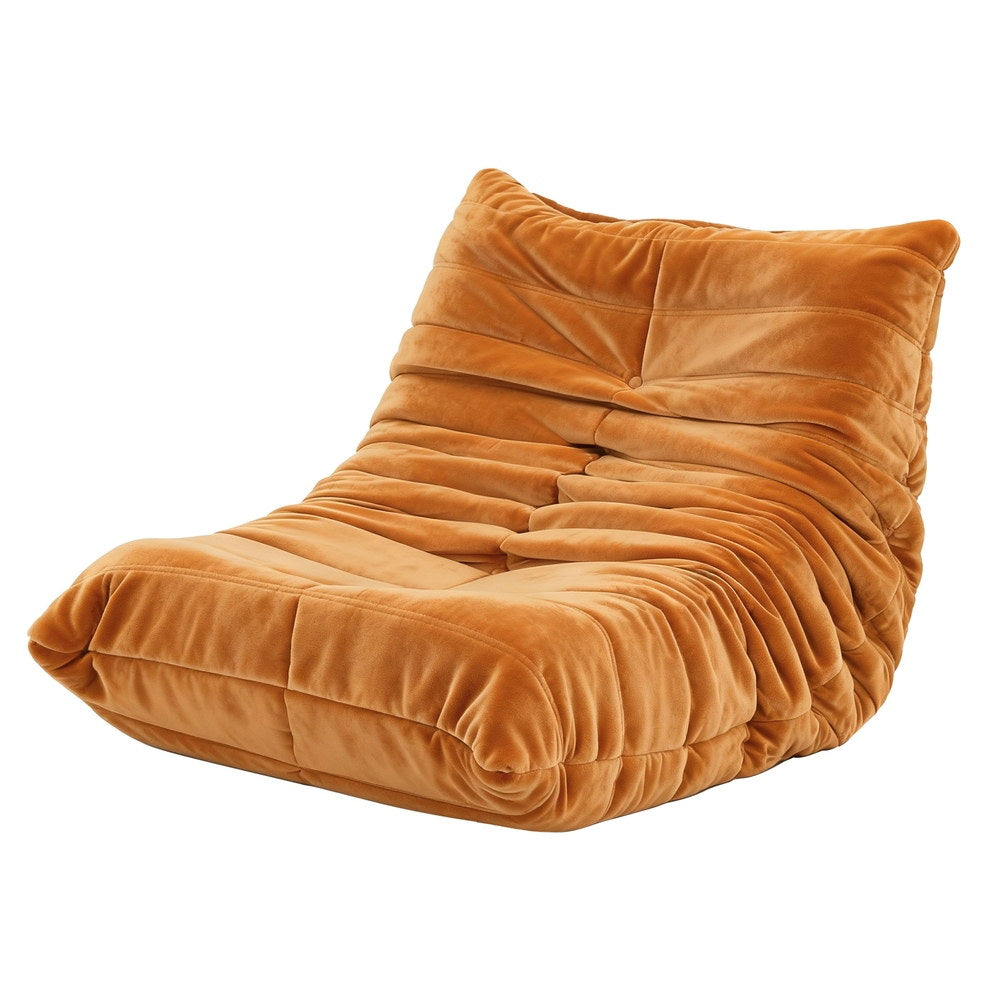 Artiss Lazy Sofa Accent Chair Floor Couch Leisure Lounge Foam Pouffe Recliner