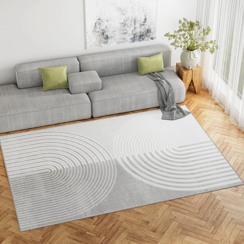 Artiss Rug 200x290cm Area Rug Washable Mat Large Carpet Faux Rabbit Fur Cyril