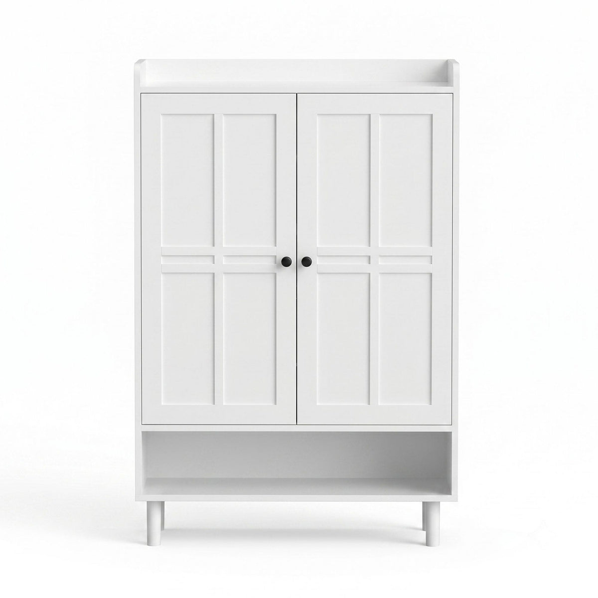 Artiss Shoe Rack Cabinet Storage Cupboard 3 Adjustable Shelves White