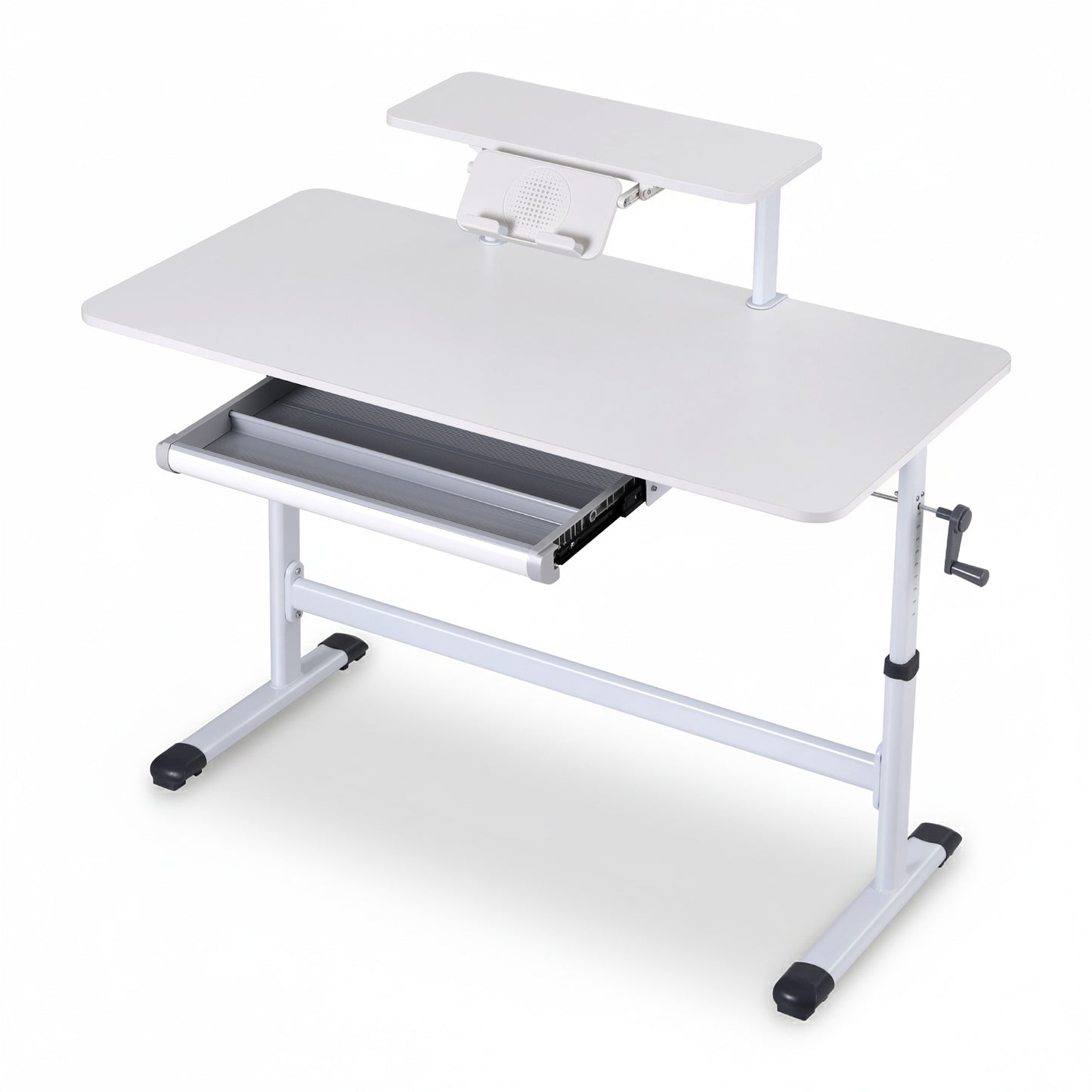 Artiss Standing Desk Height Adjustable Workstation Computer Desks Study 120CM White