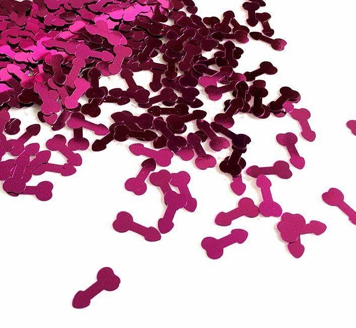 Assorted Colours: Confetti Penis Hens Night Party Willy Bachelorette Decoration