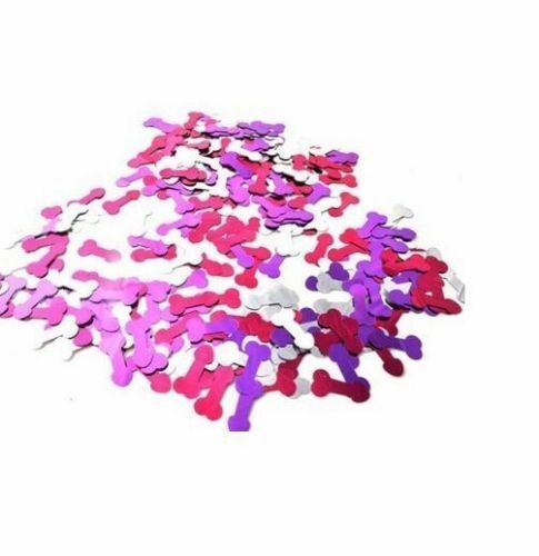 Assorted Colours: Confetti Penis Hens Night Party Willy Bachelorette Decoration