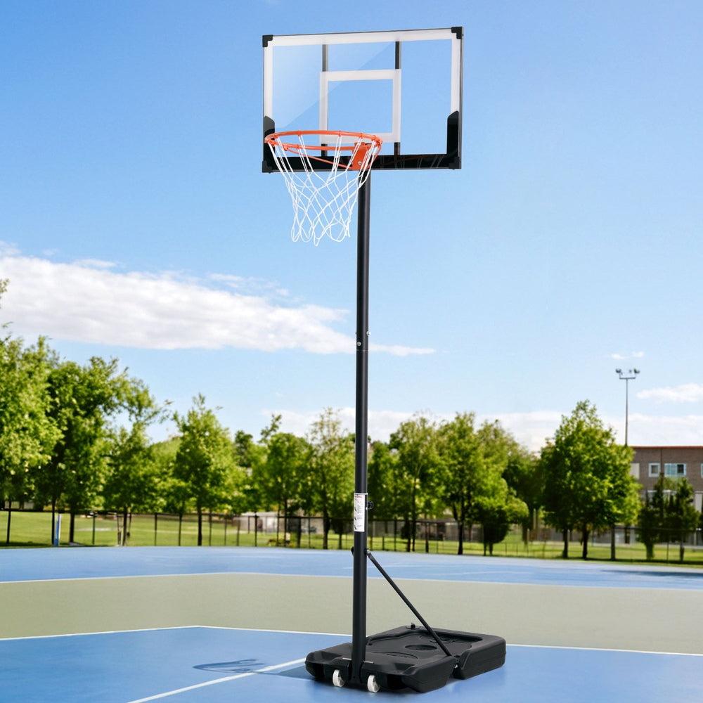Everfit 3.05M Basketball Hoop Stand System Portable Height Adjustable w/ Knob