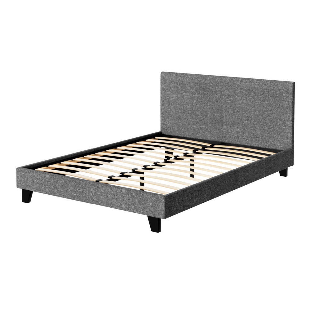 Artiss Bed Frame Double Size Grey NEO