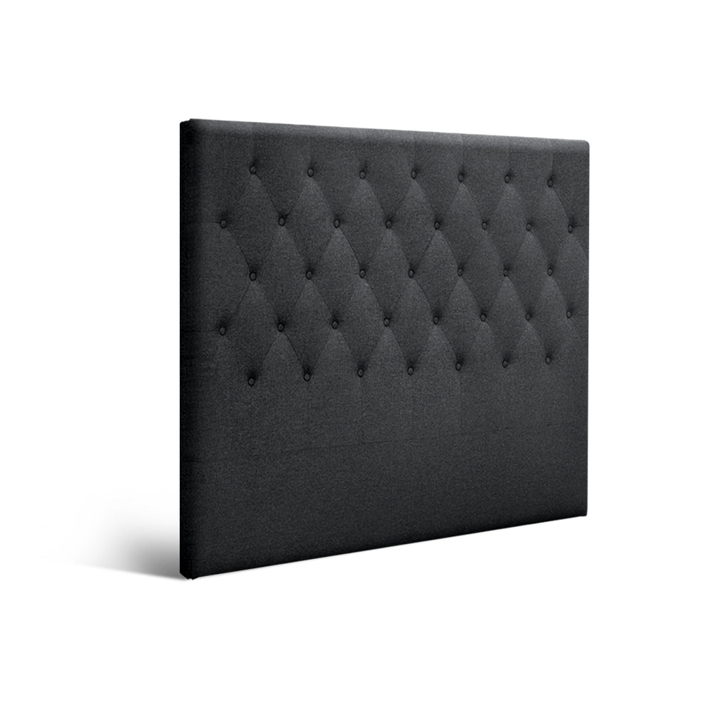 Artiss Bed Head Headboard Double Size Fabric - CAPPI Charcoal