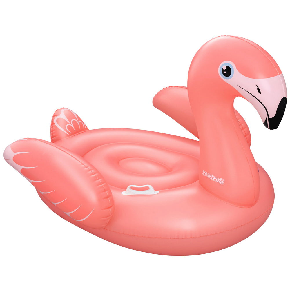 Bestway Flamingo Float Rider Inflatable Ride On Floating Pool Lounger 148x127CM