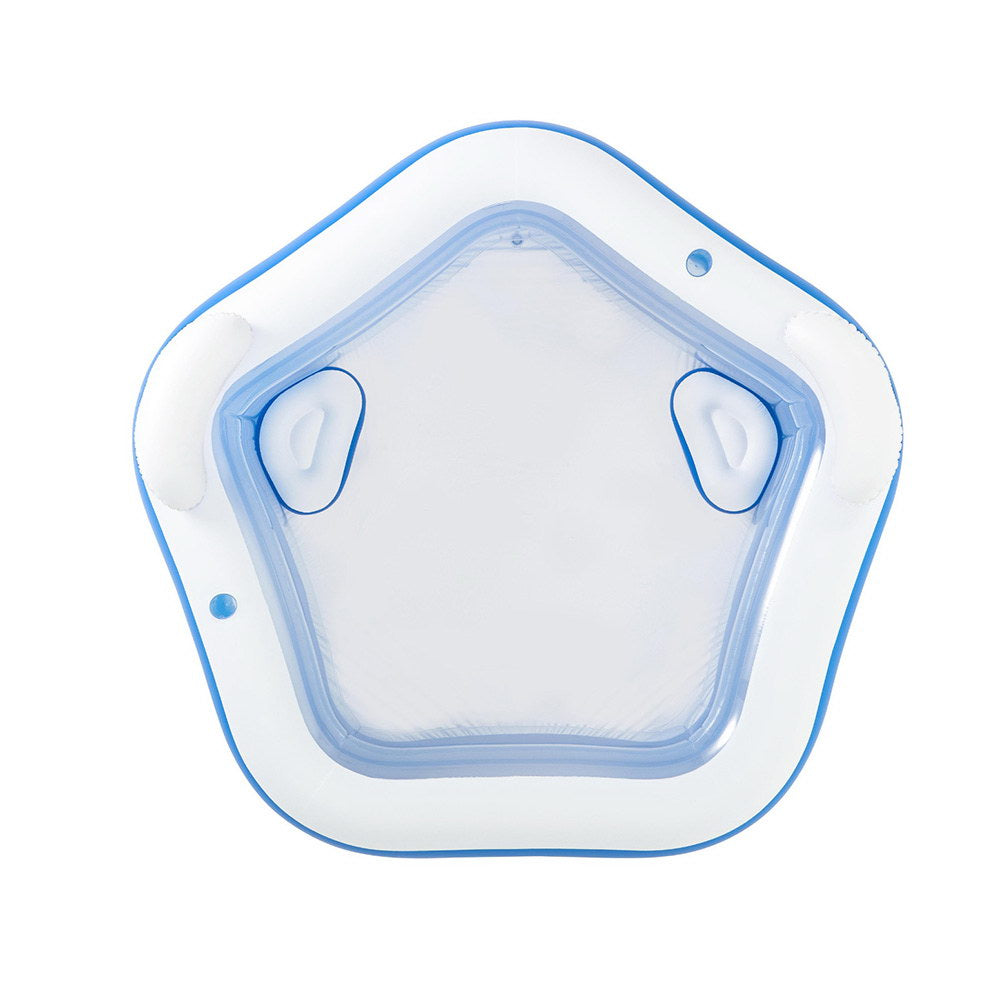 Bestway Kids Inflatable Pool Above Ground Pools Seat Cushions Cup Holder 213x206cm