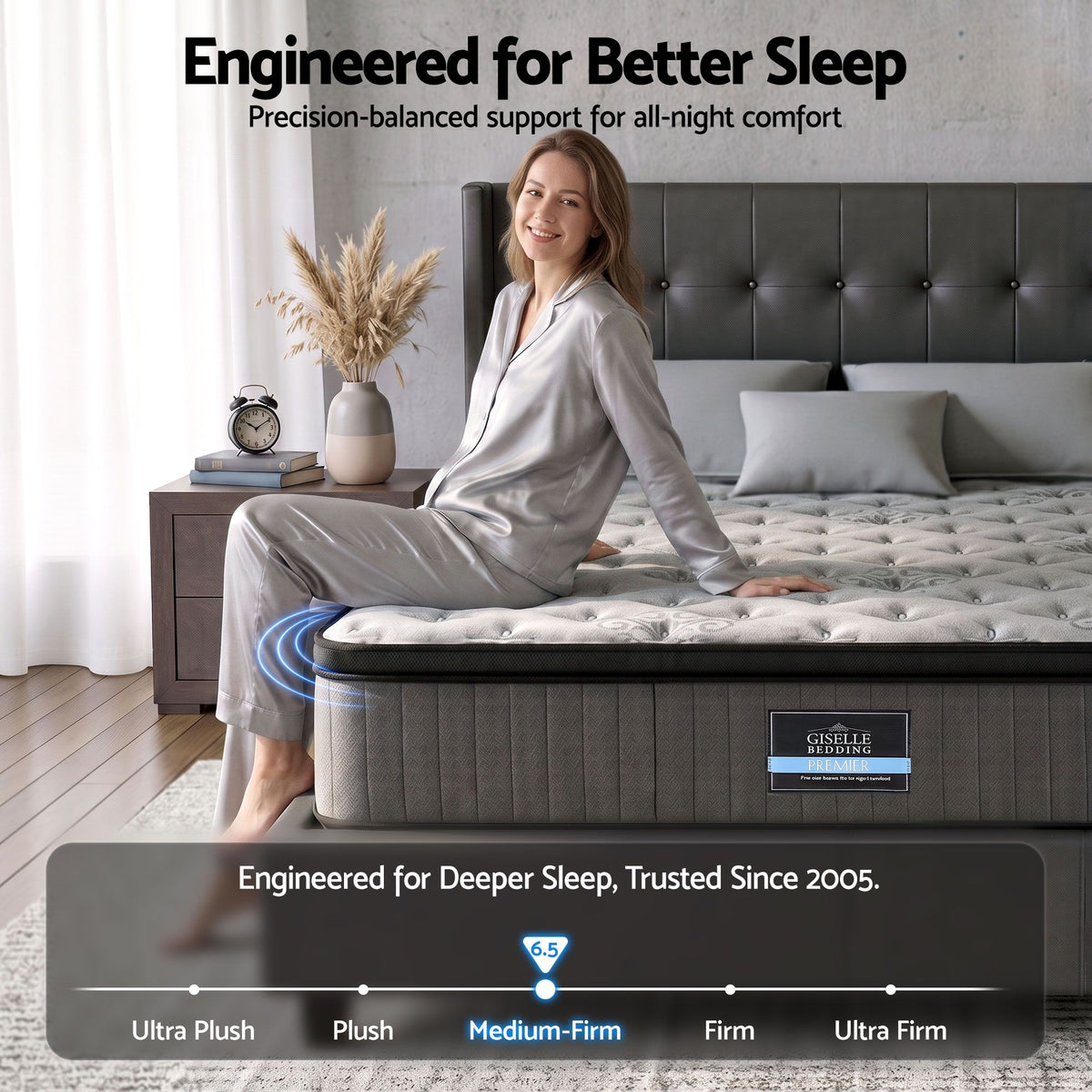 Bed Mattress Giselle 34cm King