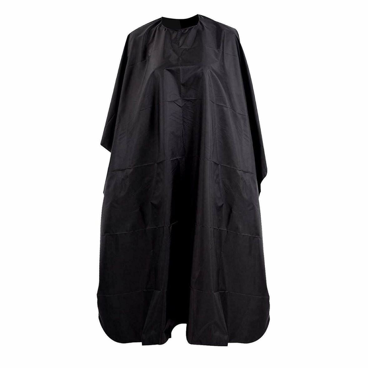 Black Unisex Hairdressing Gown Hair Cutting Cape Barber Salon Chic Equipment