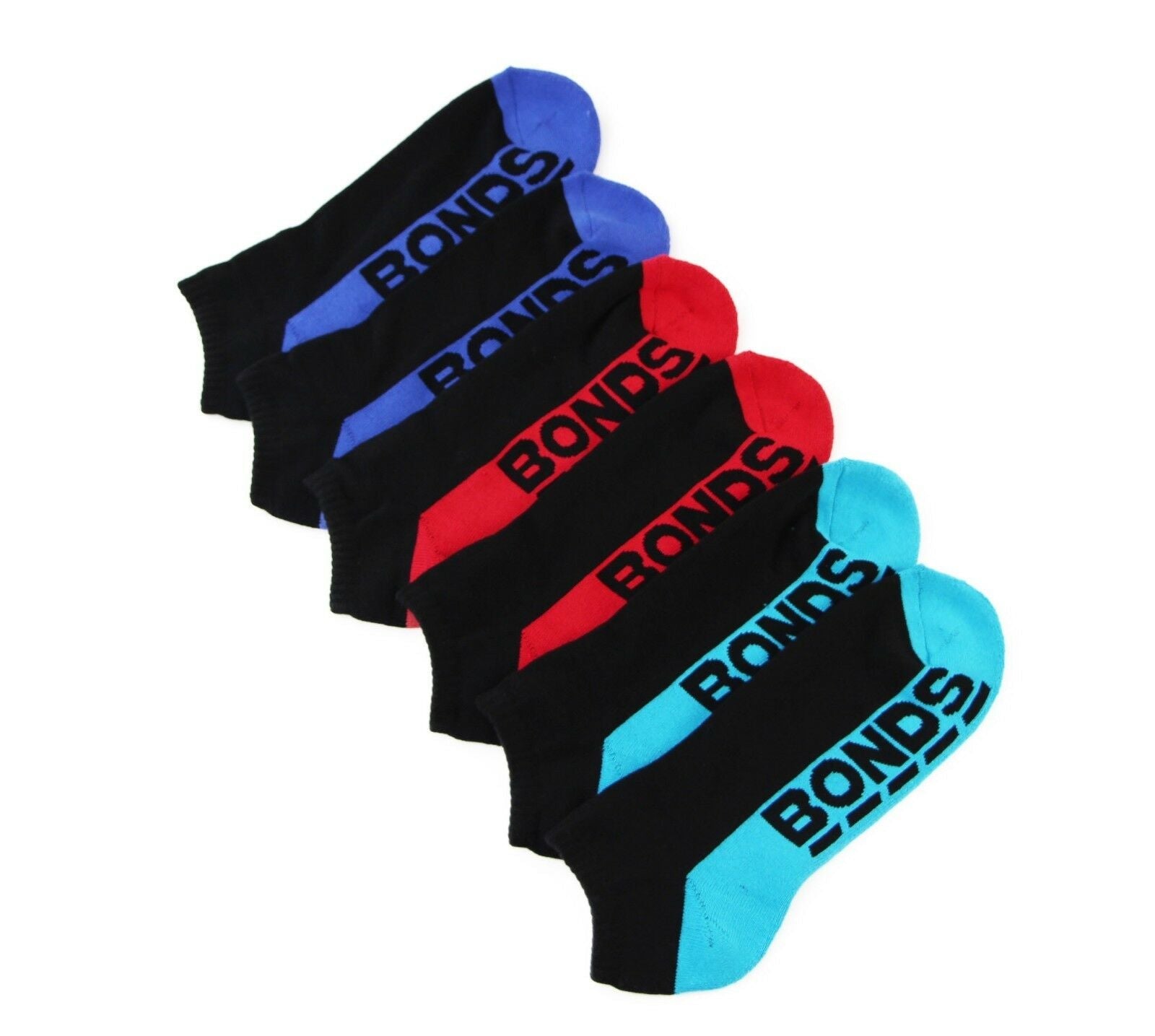 Bonds 12 Pairs Low Cut Mens Socks Sports Running Gym Sock Black White