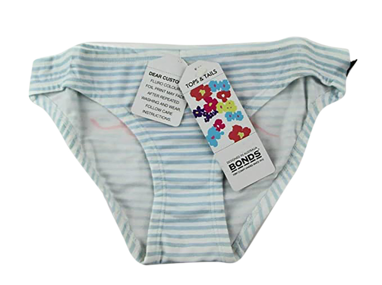 Bonds Girls Underwear Briefs Shorties White Everyday Kids Undies