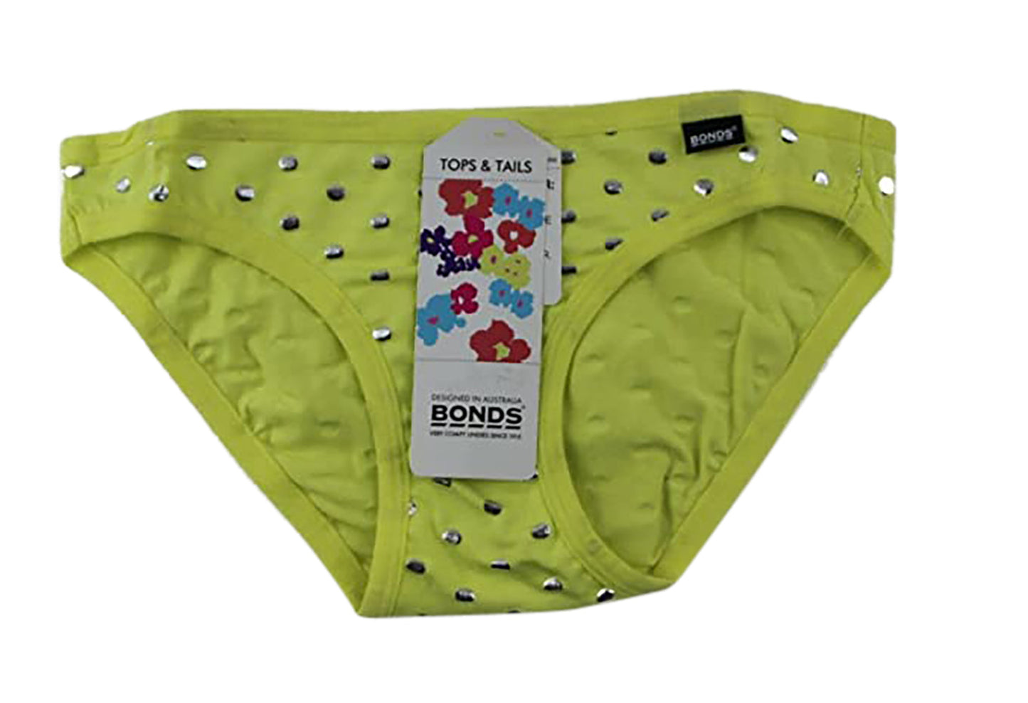 Bonds Girls Underwear Briefs Shorties Yellow Everyday Kids Undies