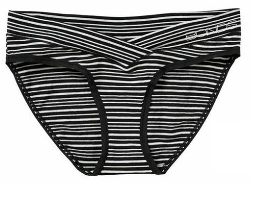 Bonds Maternity Underwear Womens Panties Bikini Pregnant Baby Black White