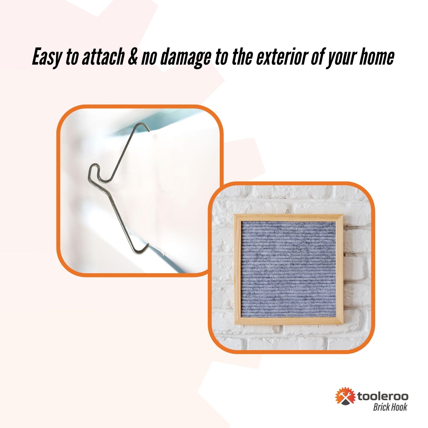 Brick Hook Hanger - Wall Crab Clip For Pictures Pot Plants