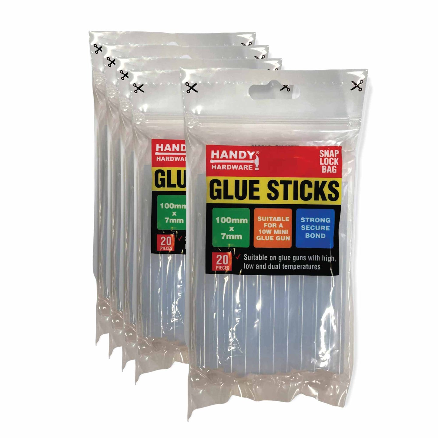 Bulk 100mmx7mm Hot Melt Glue Sticks Clear 10w Gun Craft Stick Adhesive