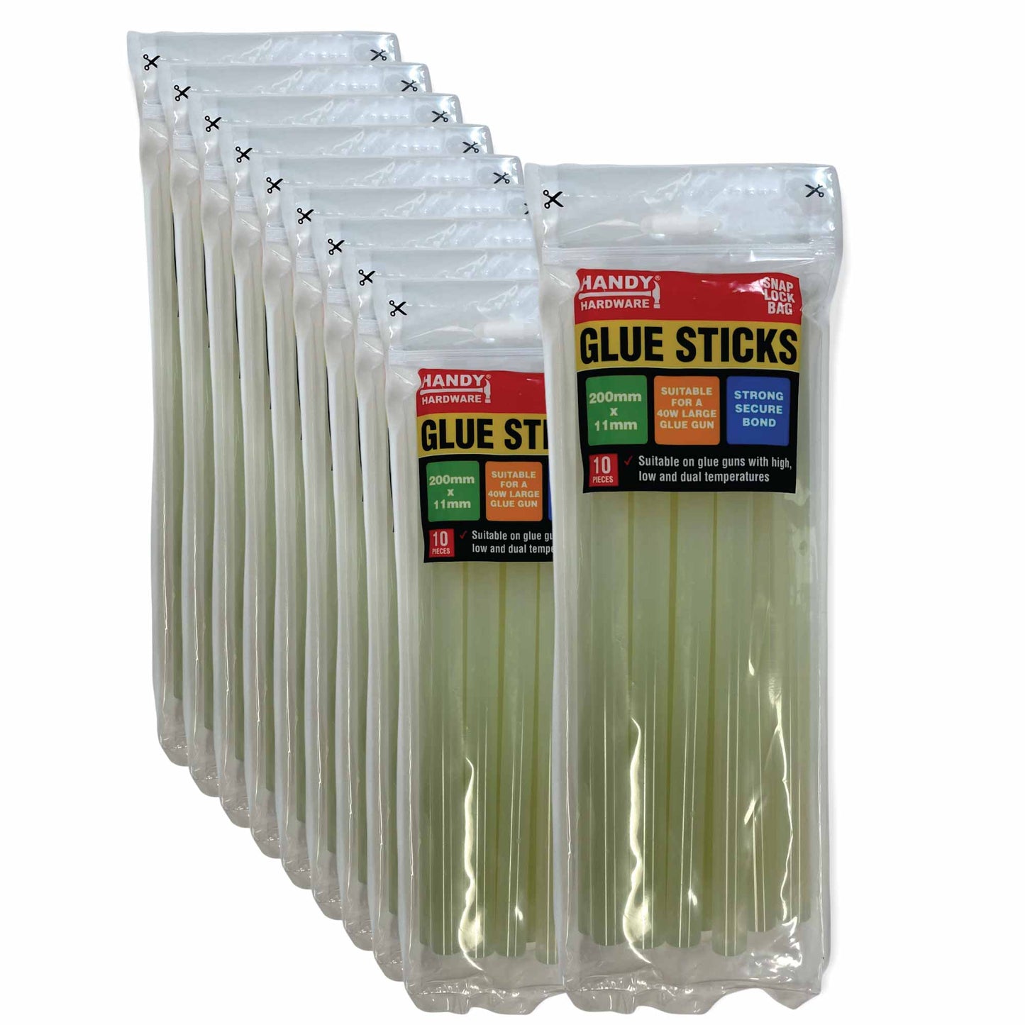 Bulk 200mmx11mm Hot Melt Glue Sticks Clear 40w Gun Craft Stick Adhesive