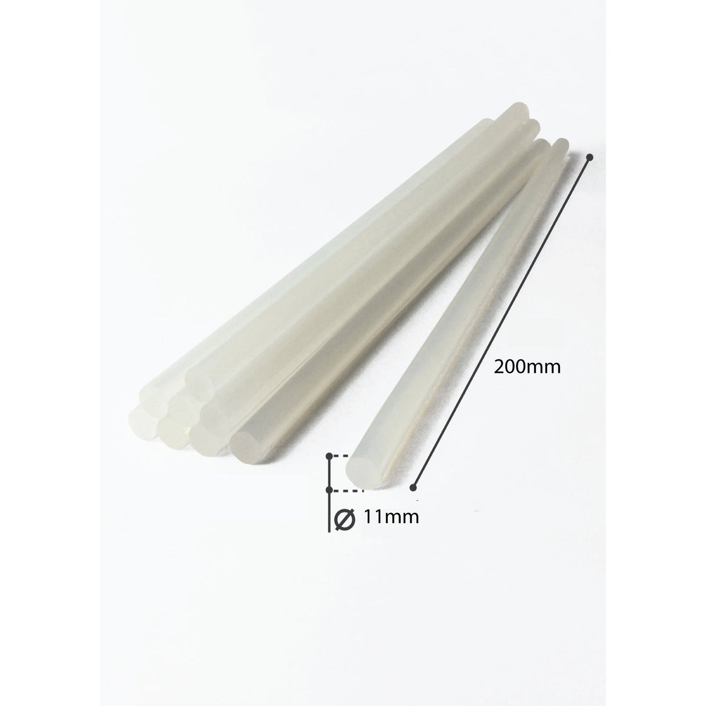 Bulk 720x Hot Melt Glue Sticks 200mmx11mm Clear 40w Gun Craft Stick Adhesive