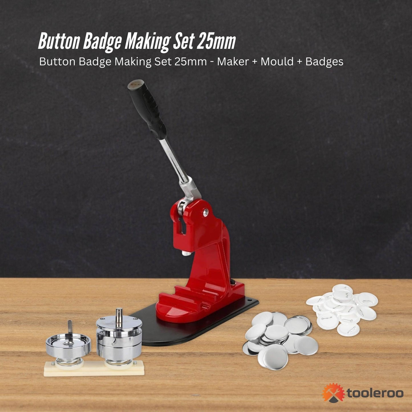 Button Badge Making Set 25mm - Maker + Mould + Badges