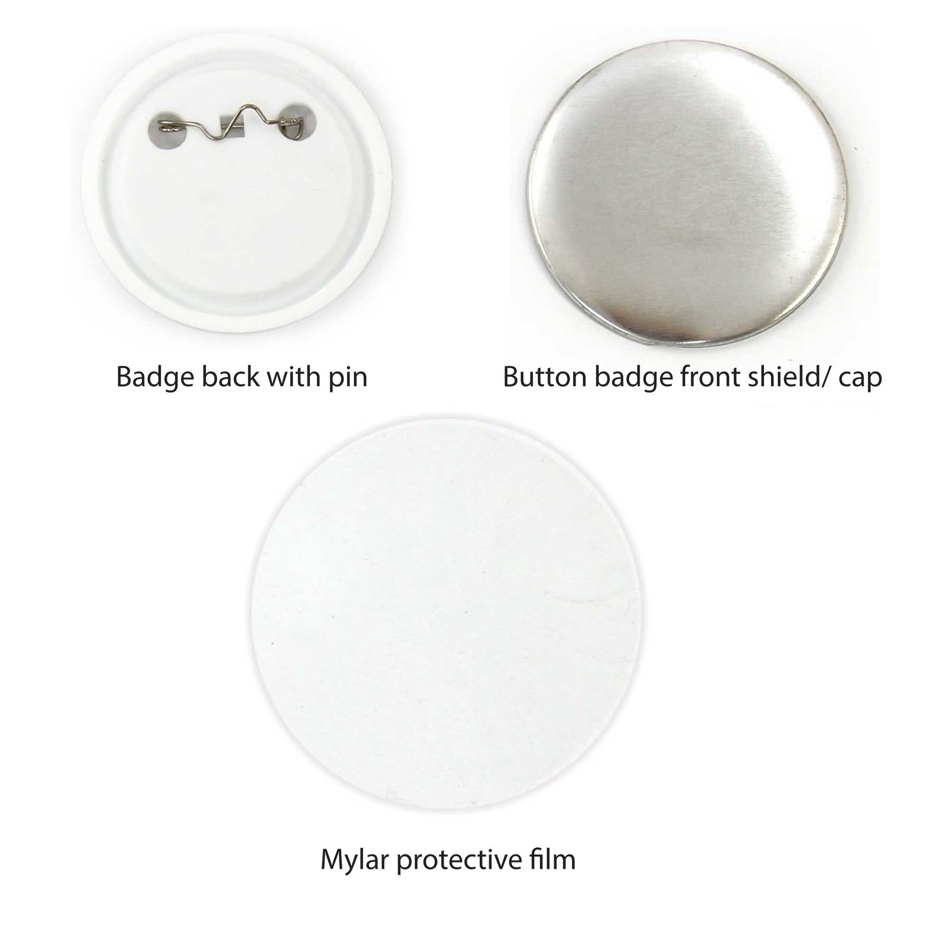 Button Badge Making Set 58mm - Maker + Mould + Badges